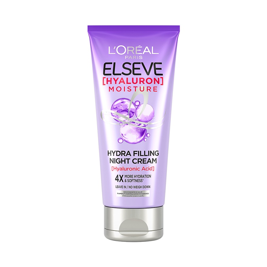 Loreal Elseve Shampoo/Conditioner - Hyaluron Moisture Night Leave-In Cream 150ml